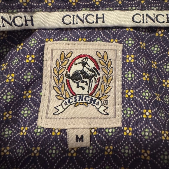 Men’s Blue Cinch Long Sleeves Button Down - Picture 4 of 7